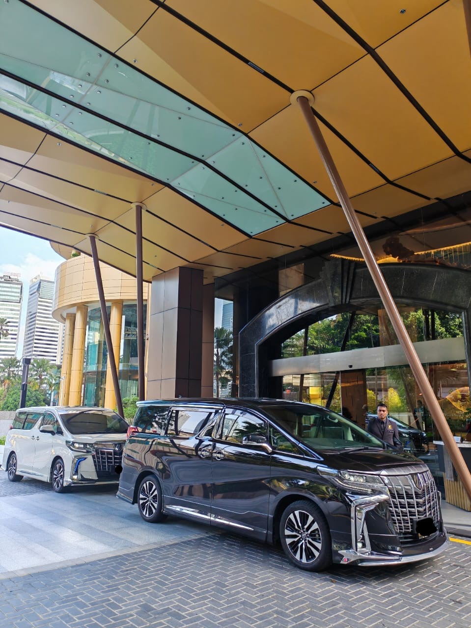 Prestige Drive arriving at a Kuala Lumpur hotel