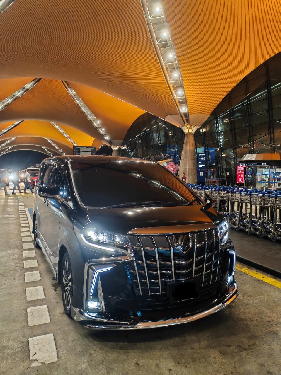 Prestige Drive at KLIA airport at night